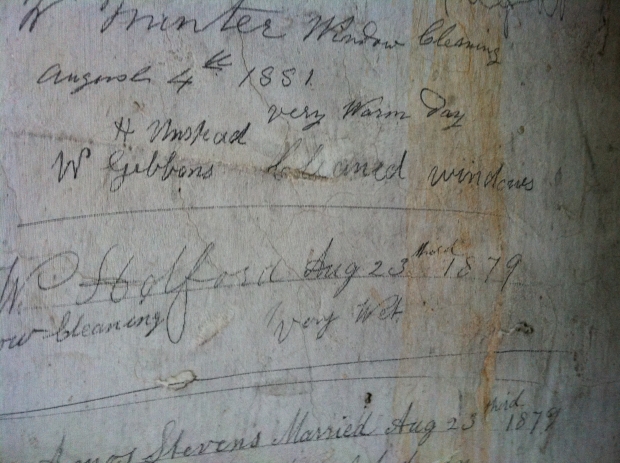Graffiti Found in Roof Space