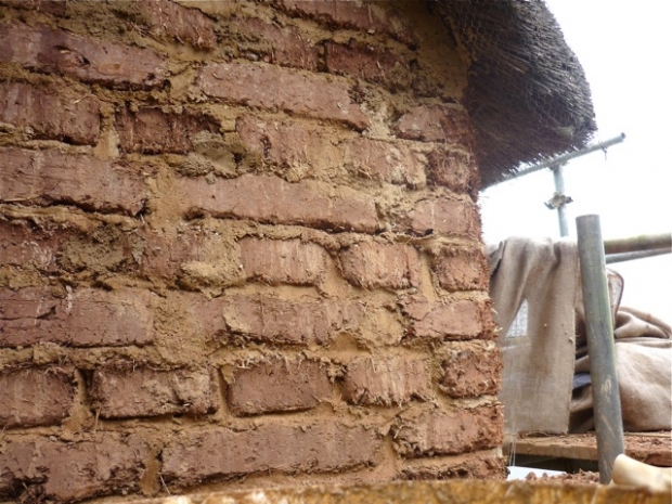 New cob gable