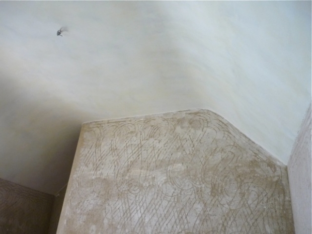 New lime ceiling