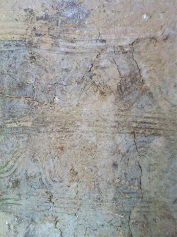 15thC Patterned Clay Plaster
