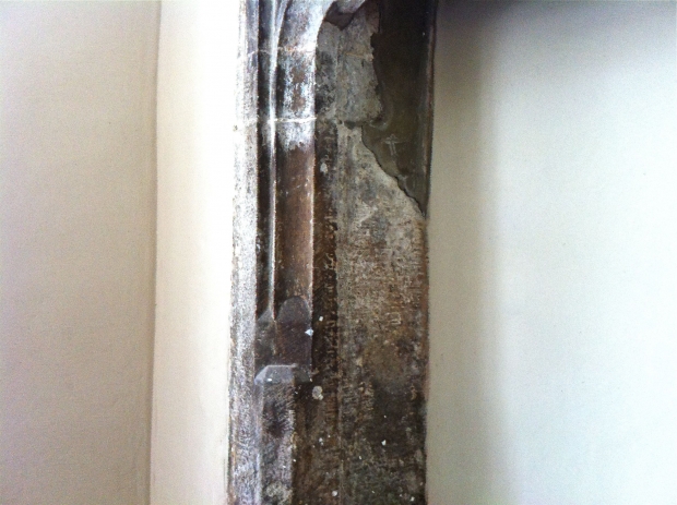 Repaied and Lime Plastered Fire Place