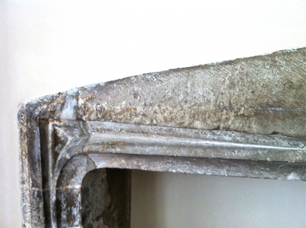 Repaied and Lime Plastered Fire Place