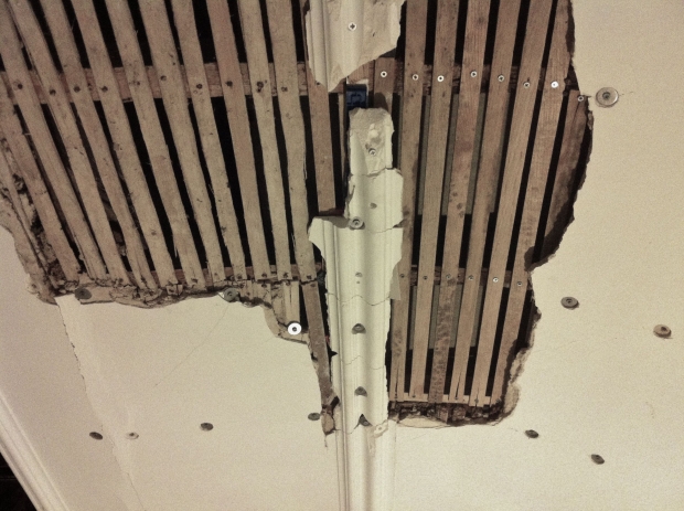Repairing Fallen Plasterwork