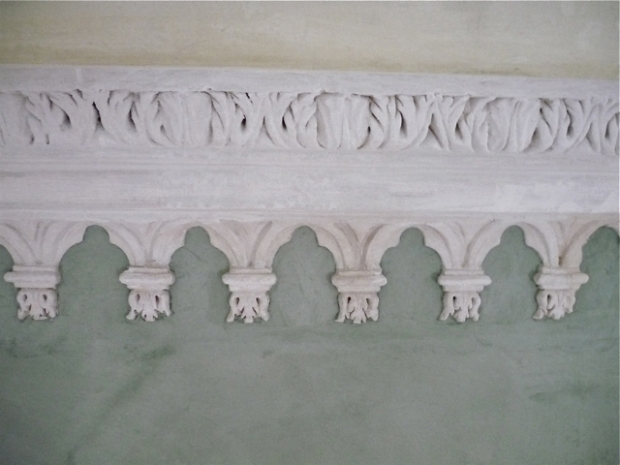 Repaired plasterwork